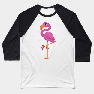 Lesbian Flamingo Baseball T-Shirt